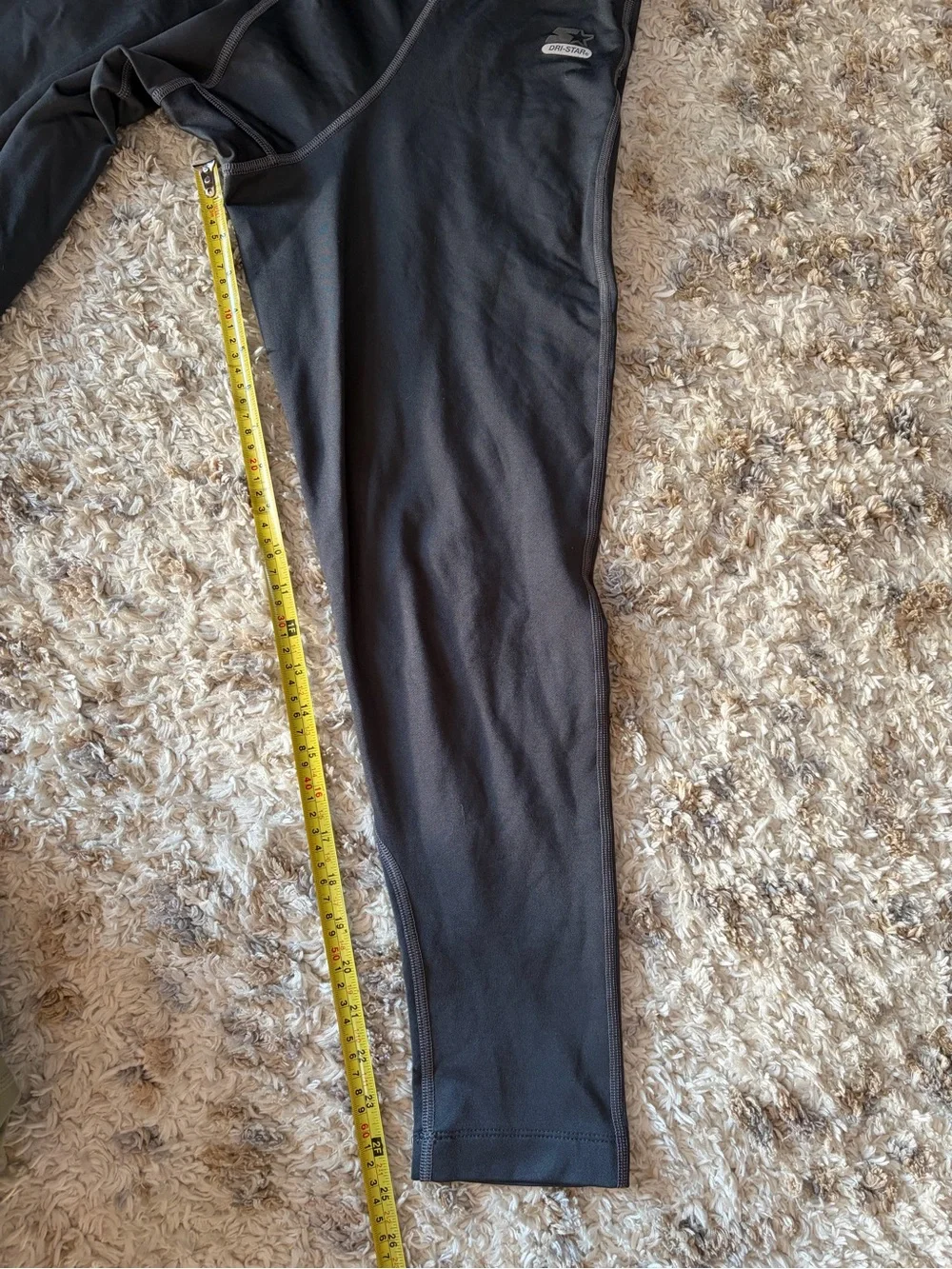 STARTER Men's Black Thermal Long Underlayer Pants*